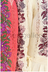 Dress linen long embroidered Ashley